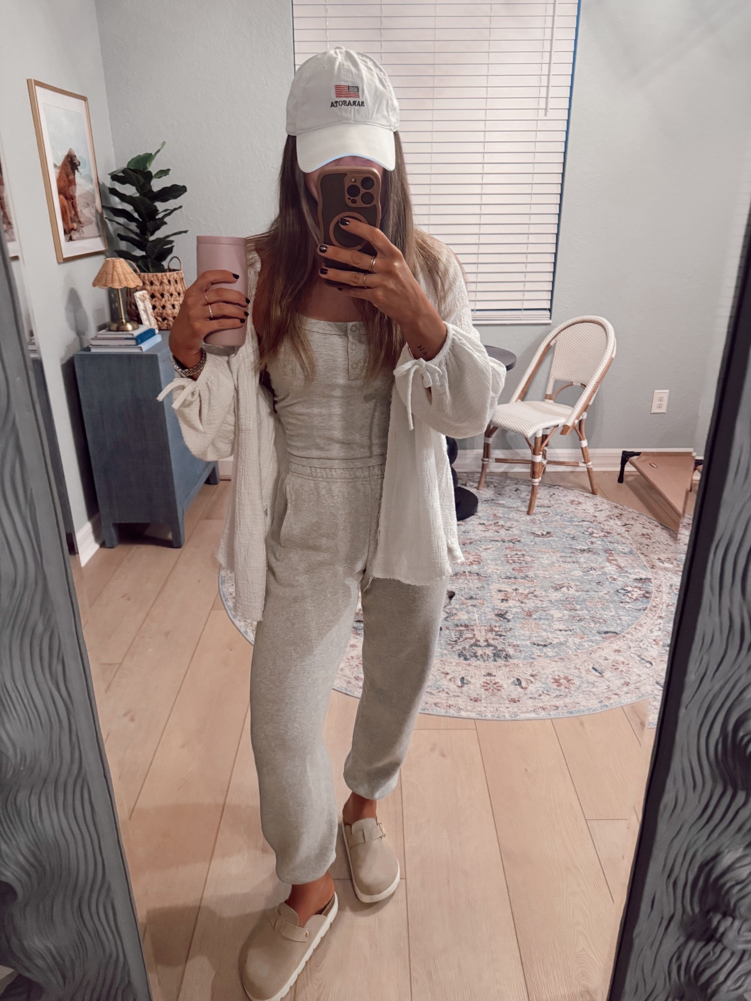 Mom school drop off fit 