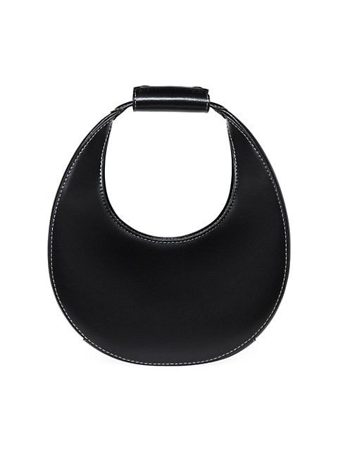 Mini Moon Leather Hobo Bag - Staud Bag - Circle Bag  | Saks Fifth Avenue