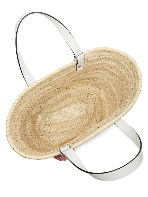 Loewe Leather-Trimmed Basket Bag | Saks Fifth Avenue