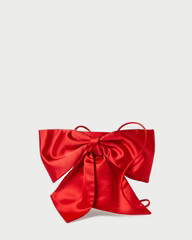 Violet Red Satin Bow Crossbody | Loeffler Randall