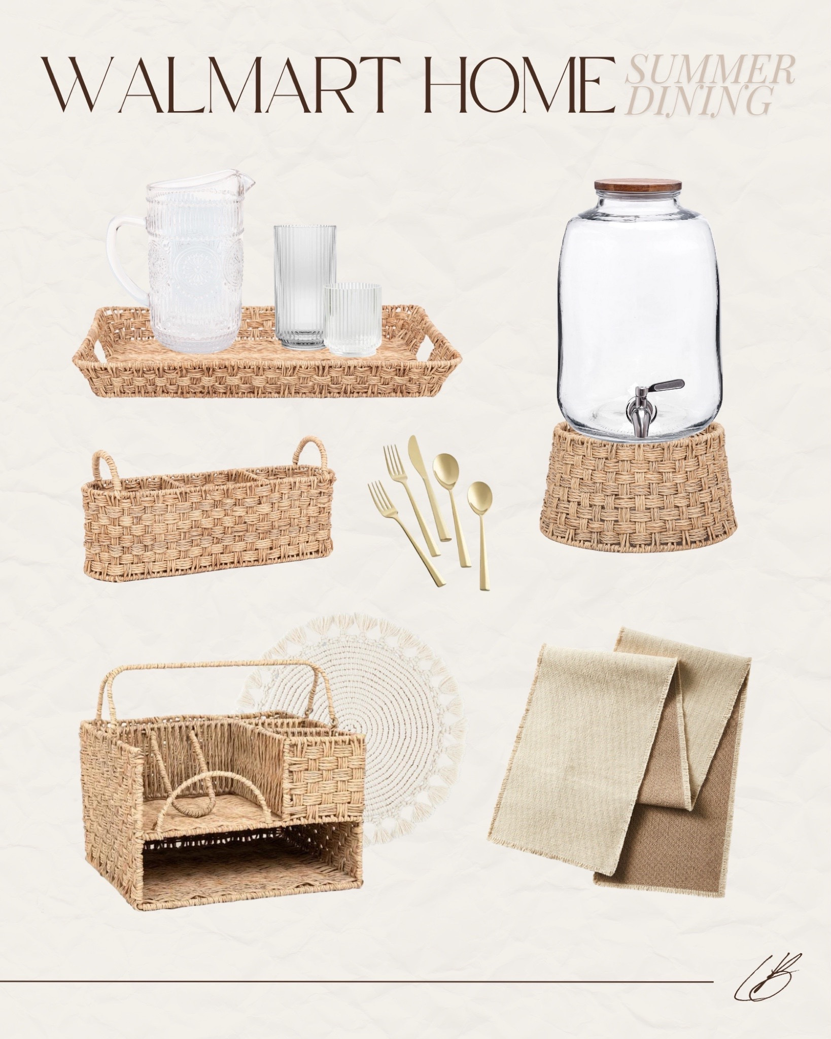 Summer rattan living from Walmart! 

Lee Anne Benjamin 🤍

#LTKunder50 #LTKSeasonal #LTKstyletip