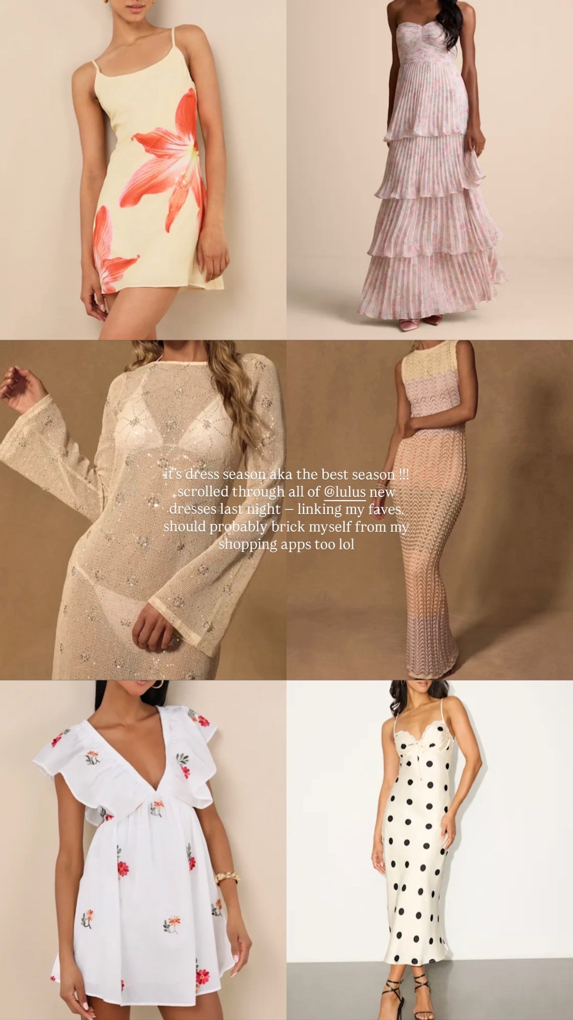 Lulus new spring dress arrivals! Perfect last minute Easter outfits, spring vacation dresses, summer vacation outfits, beach vacation style, trending fashion pieces 

#LTKSeasonal #LTKootd