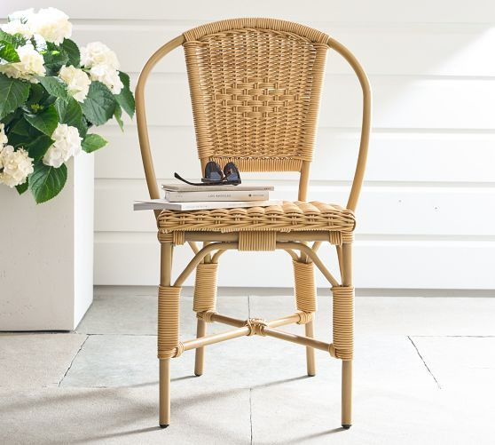 Westport Wicker Outdoor Dining Outdoor Bistro Chair | Pottery Barn (US)