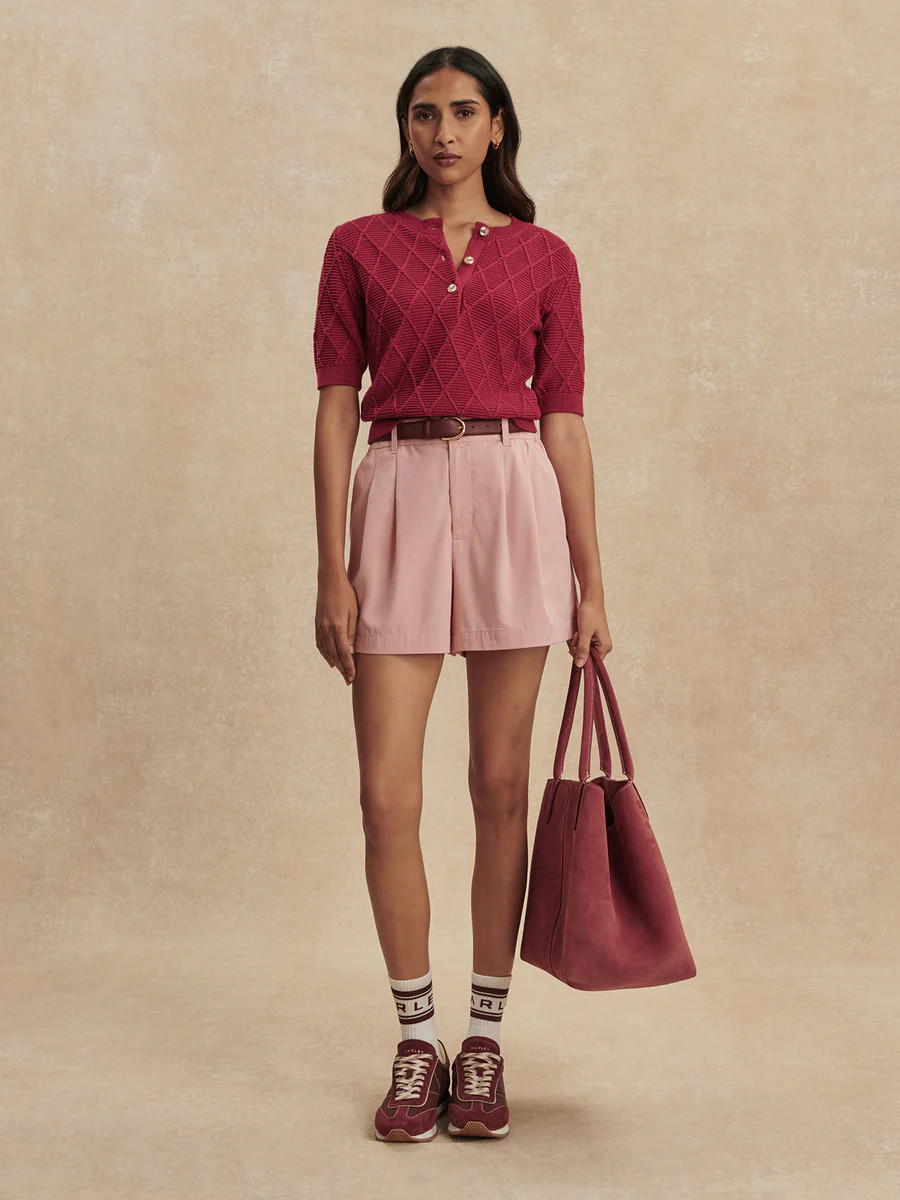 Merryn Diamond Knit Top | Varley UK | Varley UK