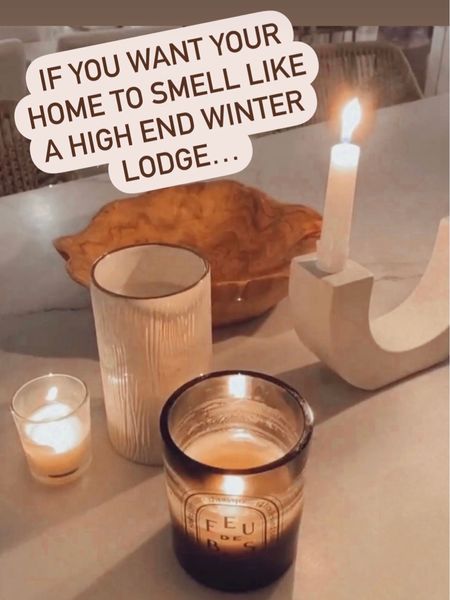 Winter wood lodge candle, luxury home goods, firewood cozy scent, great fall and entertaining candle plus makes a great holiday gift! #HollyJoAnneWHome

#LTKfindsunder100 #LTKHoliday #LTKhome