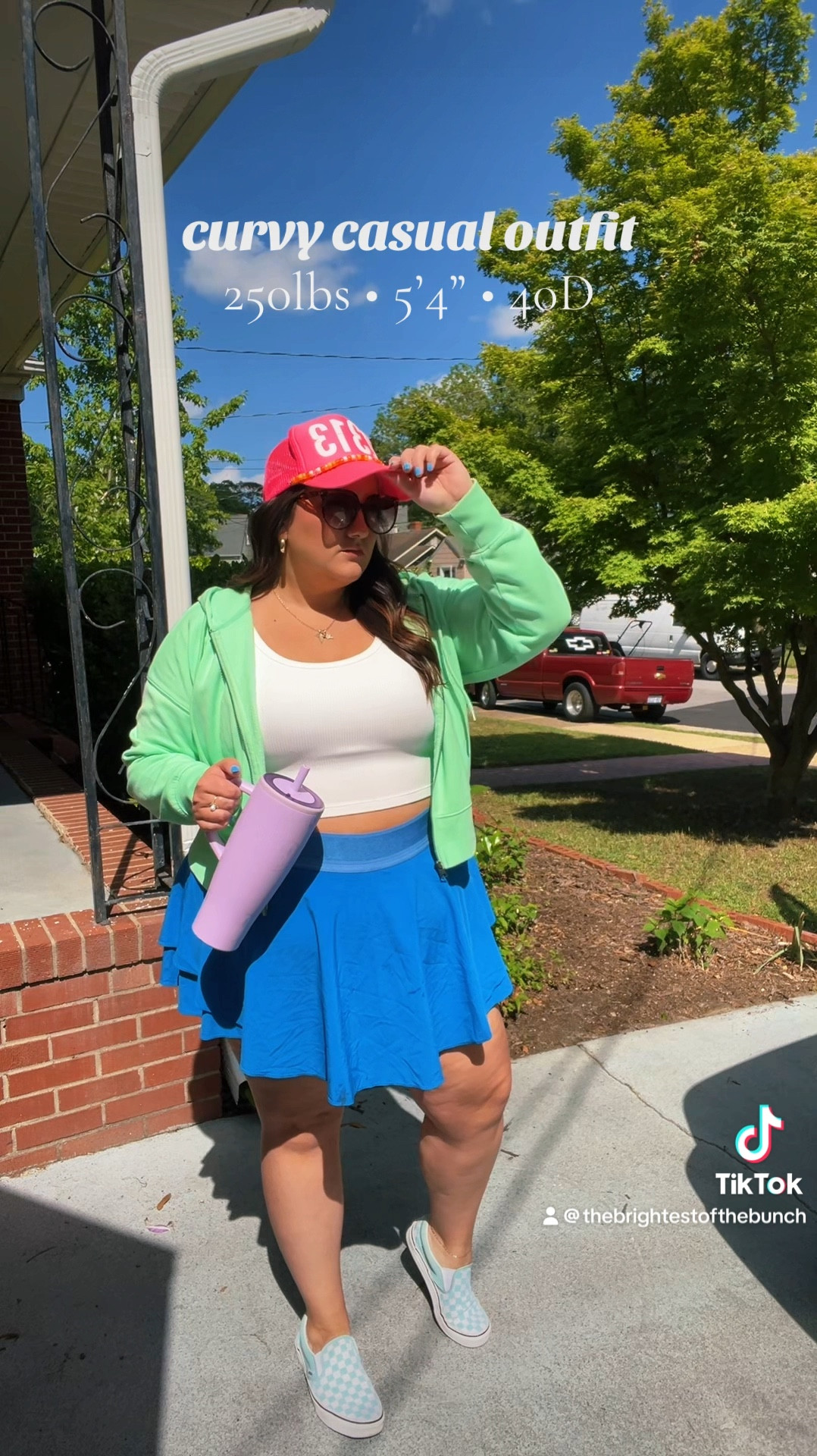 Casual tennis skirt outfit 💕 

#LTKPlusSize #LTKFindsUnder50 #LTKActive