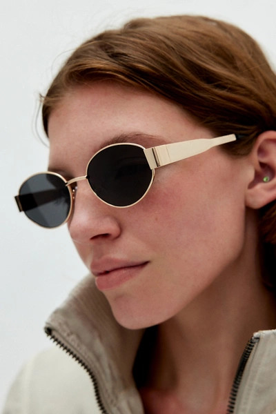 Agent Slim Oval Sunglasses | Urban Outfitters (US and RoW)