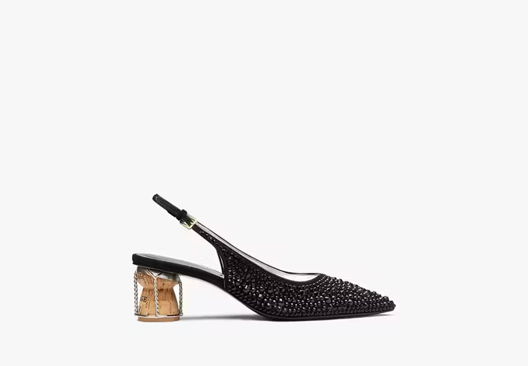 Soiree Crystal Slingback Pumps | Kate Spade (US)