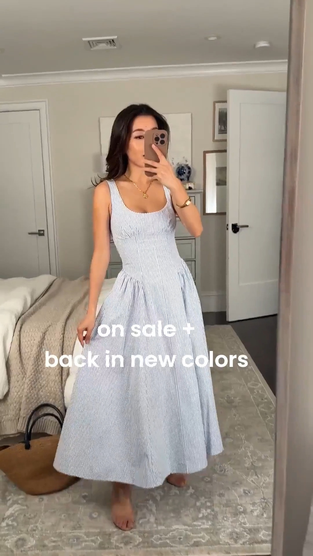 AFJEAN stackable 15% off this weekend (us and Canada)

• Bra-Free Midi Dress size XXS petite 100% cotton, shapely bodice, adjustable straps, stretch panels on both sides, and pockets. has light removable padding and the cut suits smaller chests

• Schutz Sandals 5.5 comfy and versatile

• sezane tote

Spring vacation style, family photos cotton dress, petite friendly maxi dress

#LTKPetite #LTKSeasonal #LTKootd