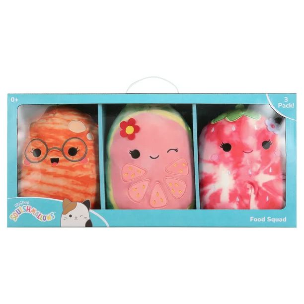Squishmallows Official Kellytoy Plush 8" Fruit Value Box 3PK | Walmart (US)