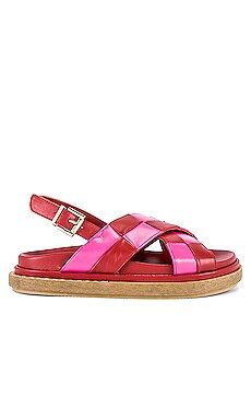 ALOHAS Marshmallow Scacchi Sandal in Red & Pink from Revolve.com | Revolve Clothing (Global)