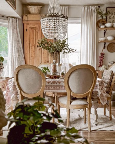 Cottage inspired cozy dining nook. 

#LTKSeasonal #LTKhome #LTKGiftGuide