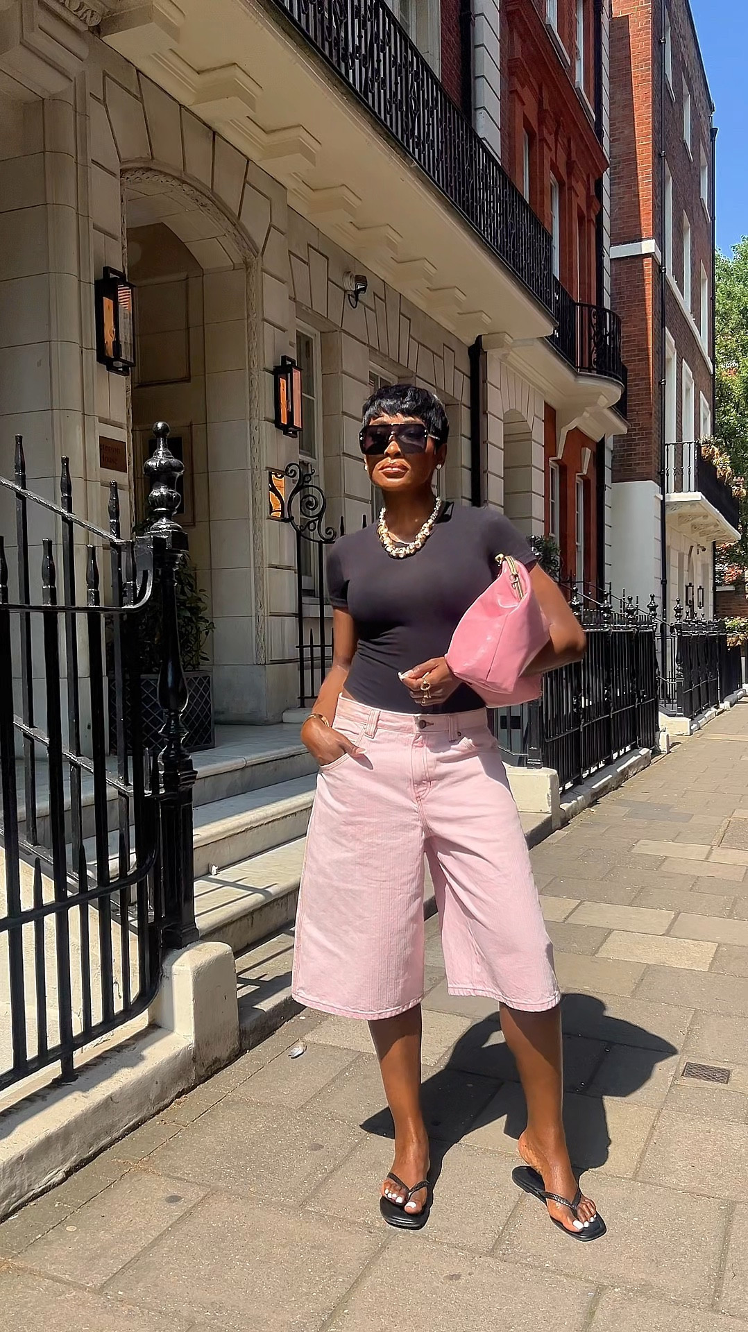 Outfit of the day 

jorts, spring style, denim shorts, summer inspo