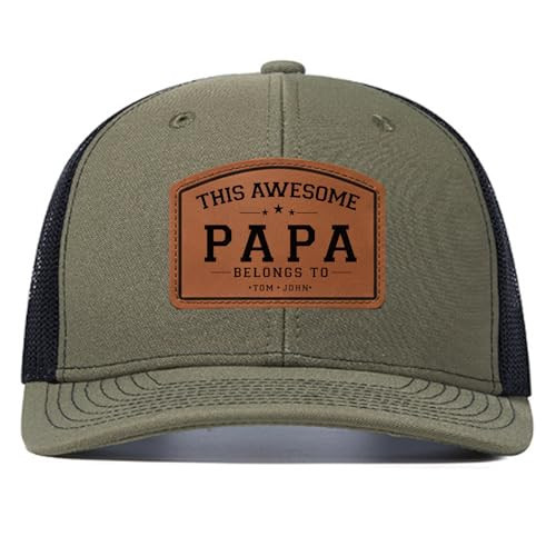 Feraurae Personalized Dad Hat for Men Girl Dad Hat Personalized Dad Gifts from Daughter Wife Birthday Fathers Day - Style 1 | Amazon (US)