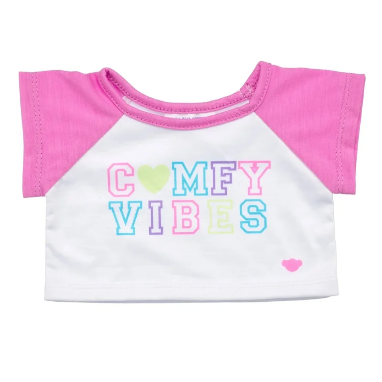 Build-A-Bear® "Comfy Vibes" Bear T-Shirt | Walmart (US)
