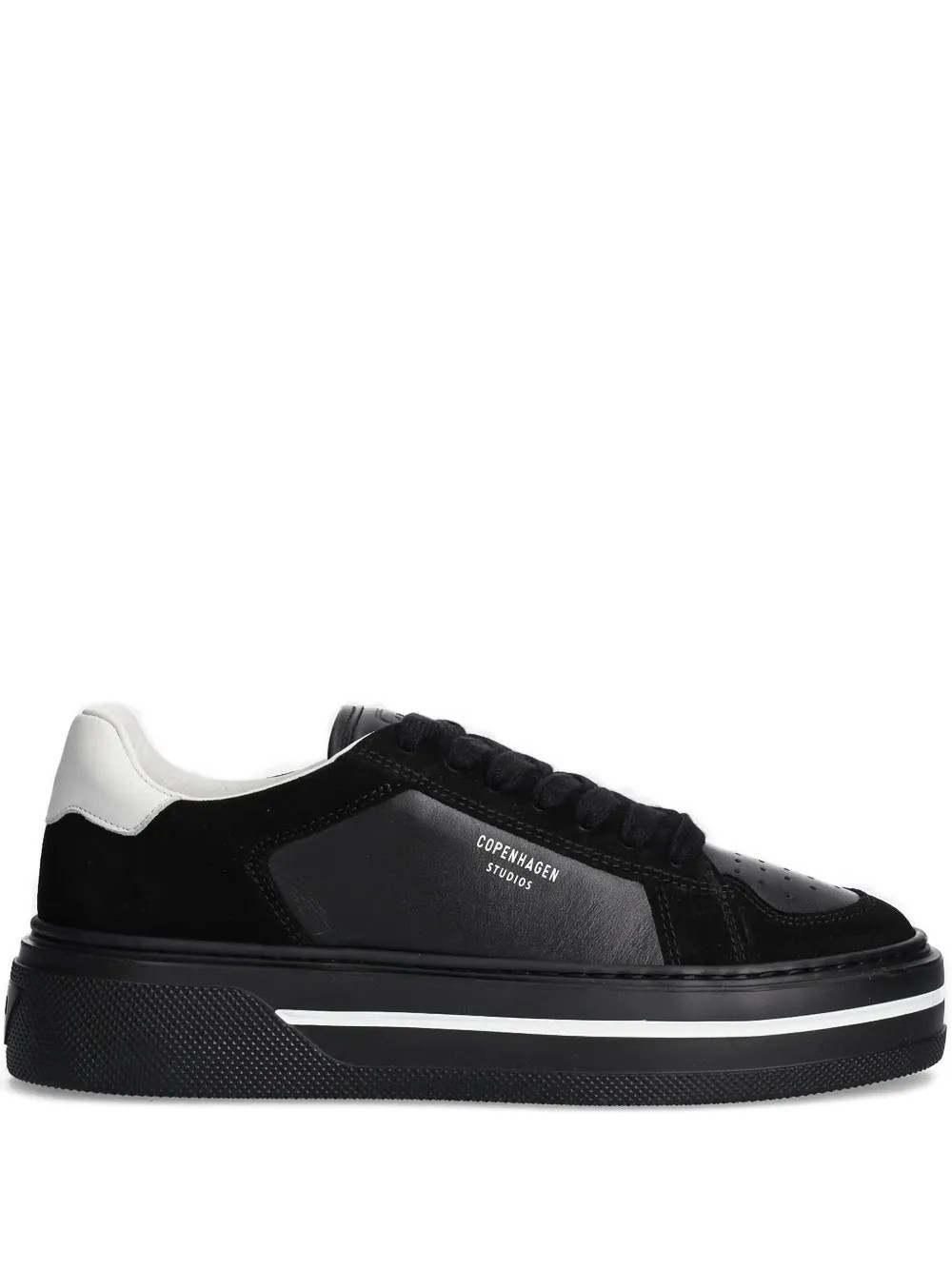 Copenhagen platform leather sneakers - Black | Farfetch Global