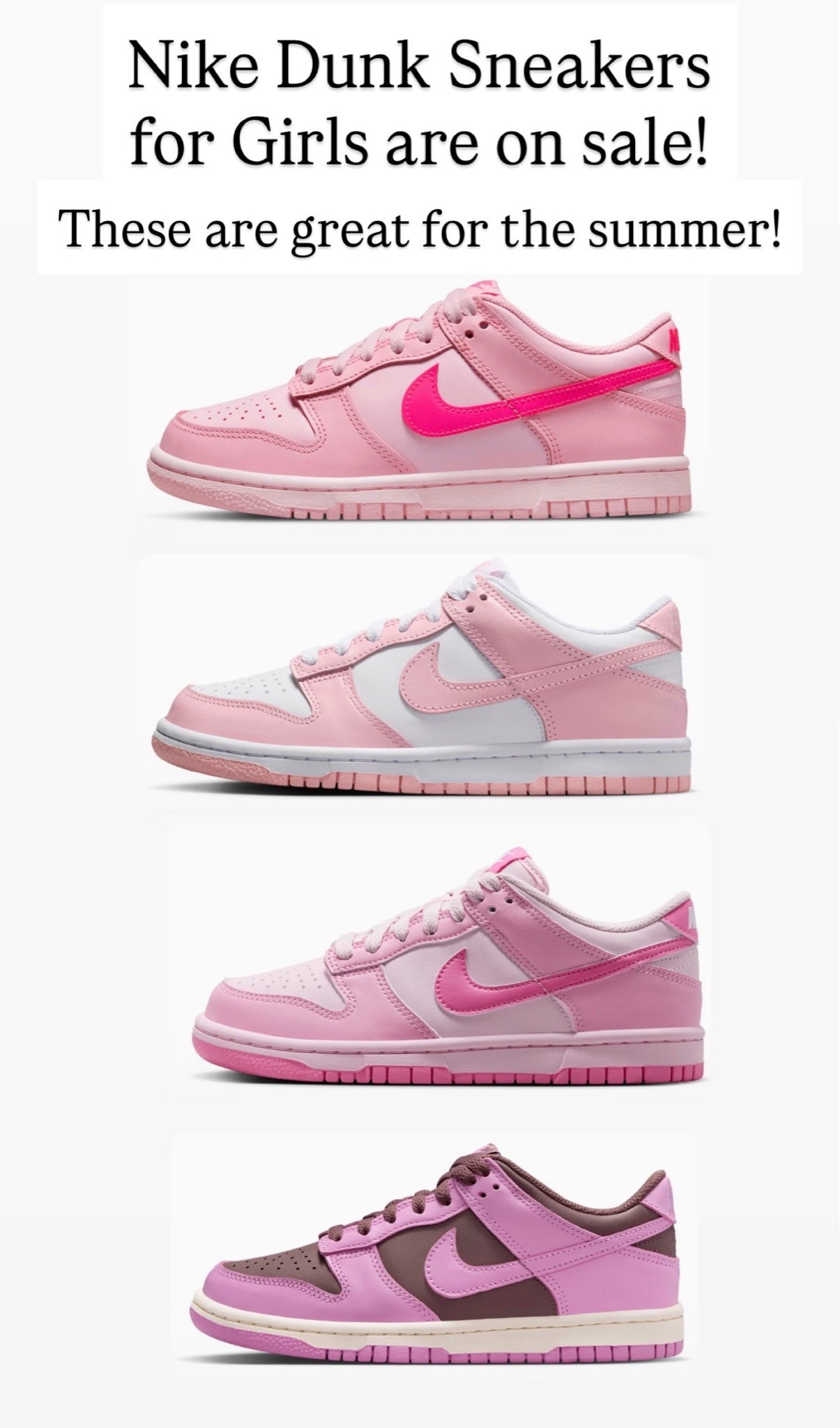 Cutest Nike Dunk sneakers on sale for girls

#LTKKids
