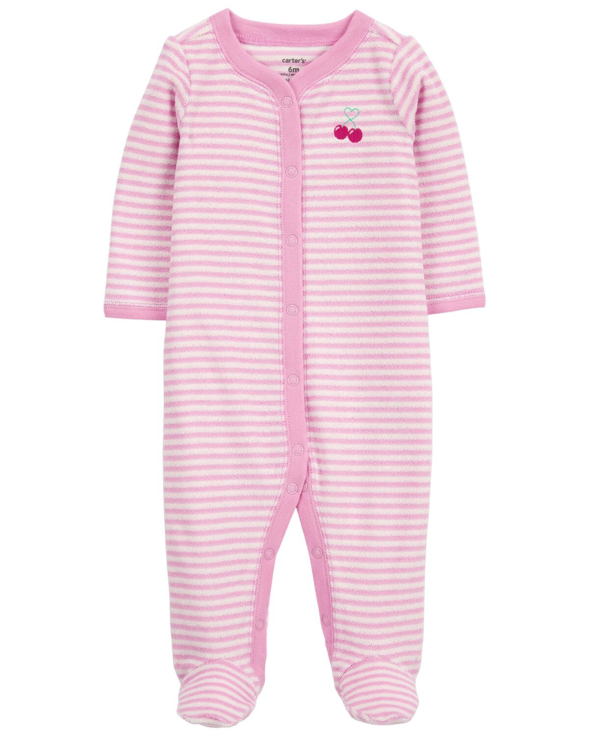 Baby Cherry Snap-Up Terry Sleep & Play Pajamas - Carter's | Carter's | Carter's