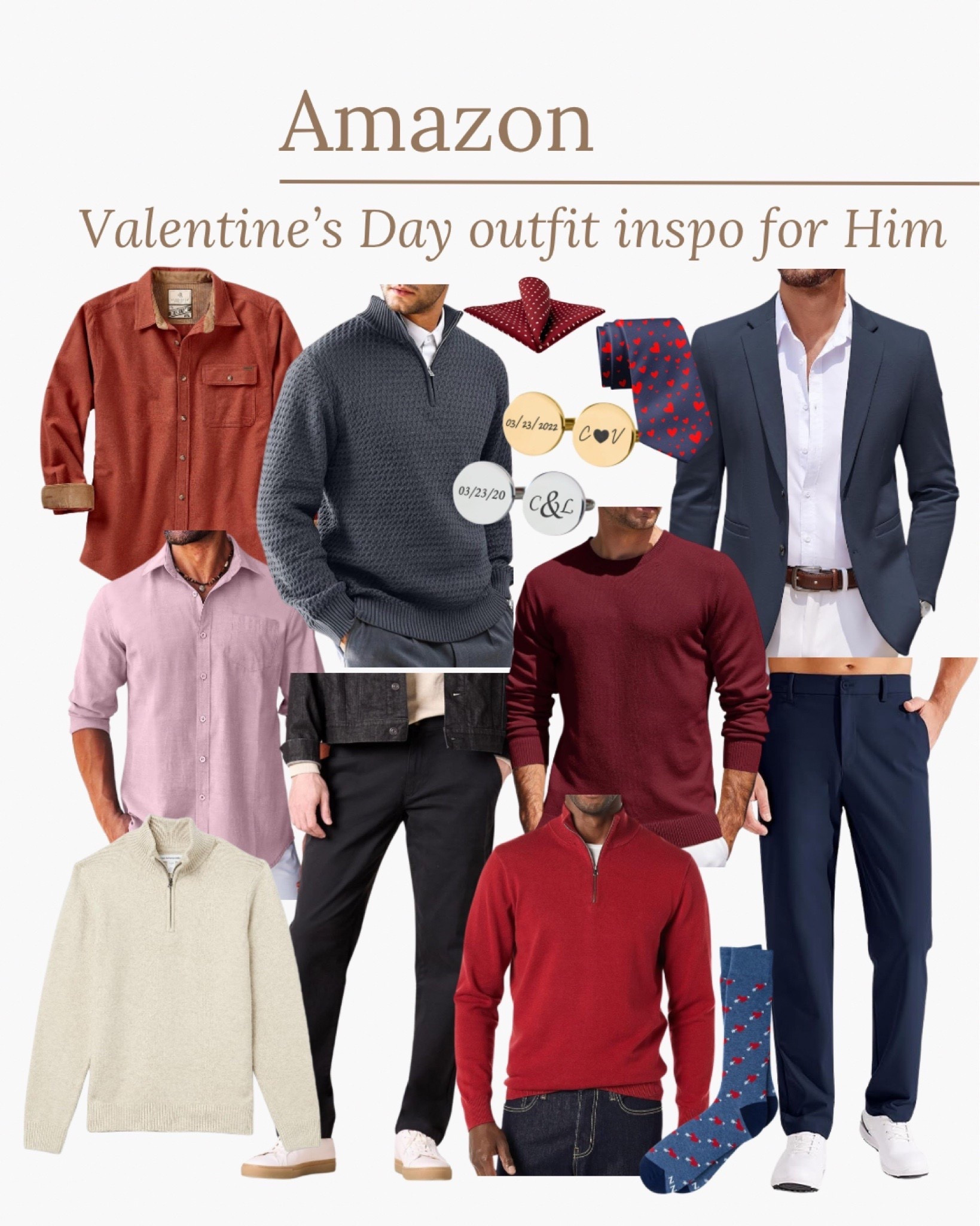 Valentine’s Day outfit inspo for Him

#menswear #amazonfashion #valentinesday #LTKStyleTip

#LTKMens #LTKValentine