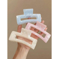 1/3 Pcs 4.33 inches/11cm large gradient color square hair clip high-quality elegant, simple and versatile summer hair accessory | AliExpress (US)