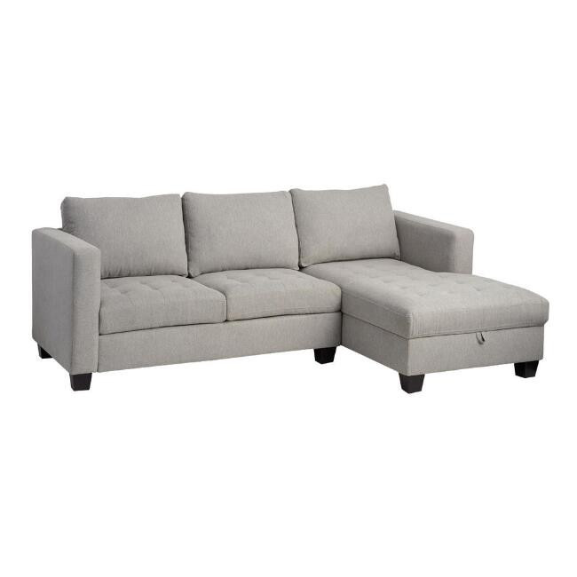 Right Facing Trudeau Sectional Sofa With Storage | World Market
