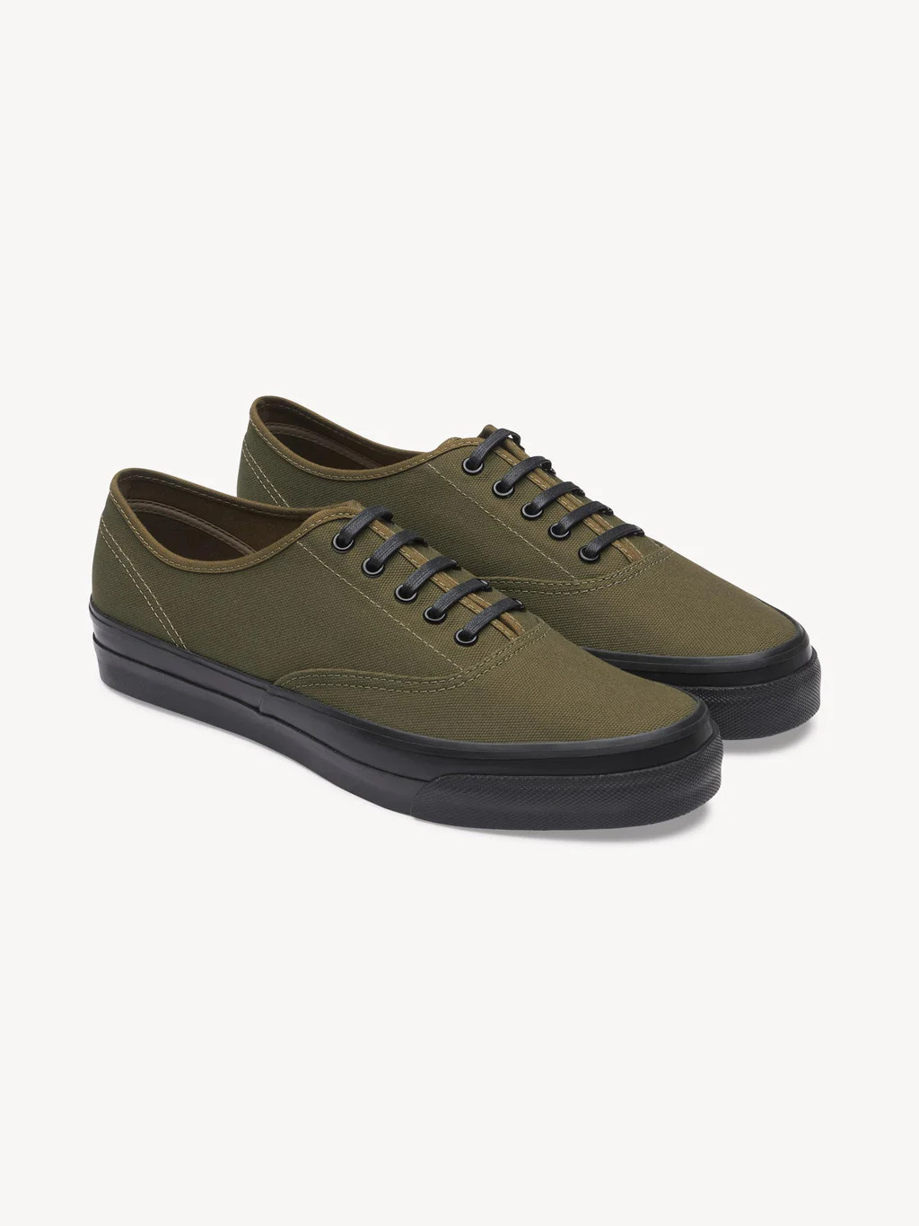 Dark Olive Moonstar Canvas PT Deck Shoe - Buck Mason- Modern American Classics | Buck Mason