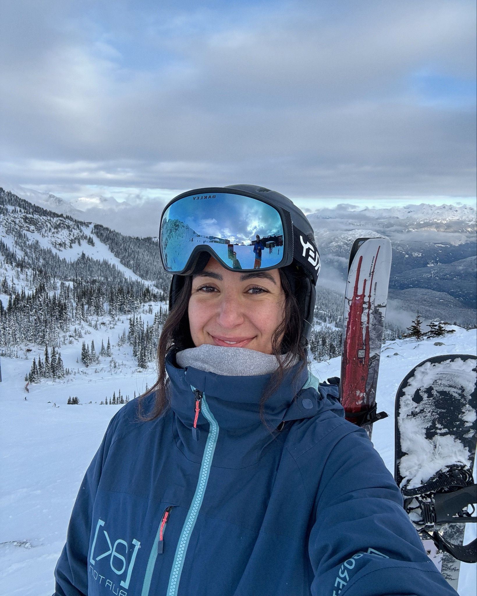 My snowboarding fit for the last few years. It still looks like new 