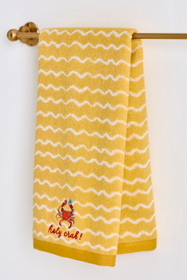 Seaside Cotton Embroidered Icon Hand Towels | Anthropologie (US)