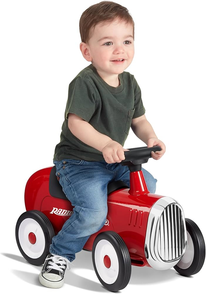 Radio Flyer Little Red Roadster, Toddler Ride on Toy, Ages 1-3, 24“ Length | Amazon (US)