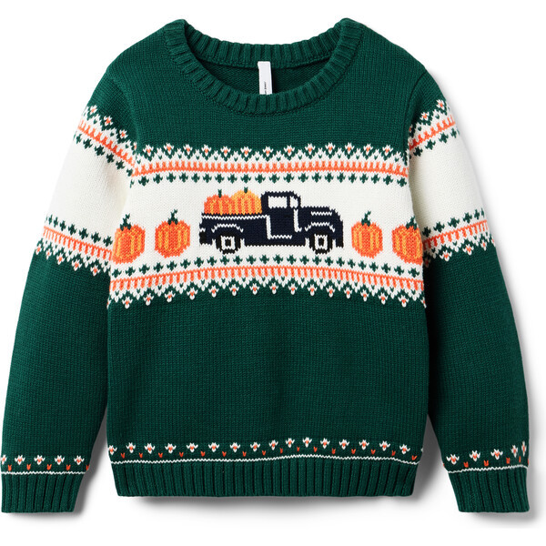Pumpkin Fair Isle Sweater | Maisonette