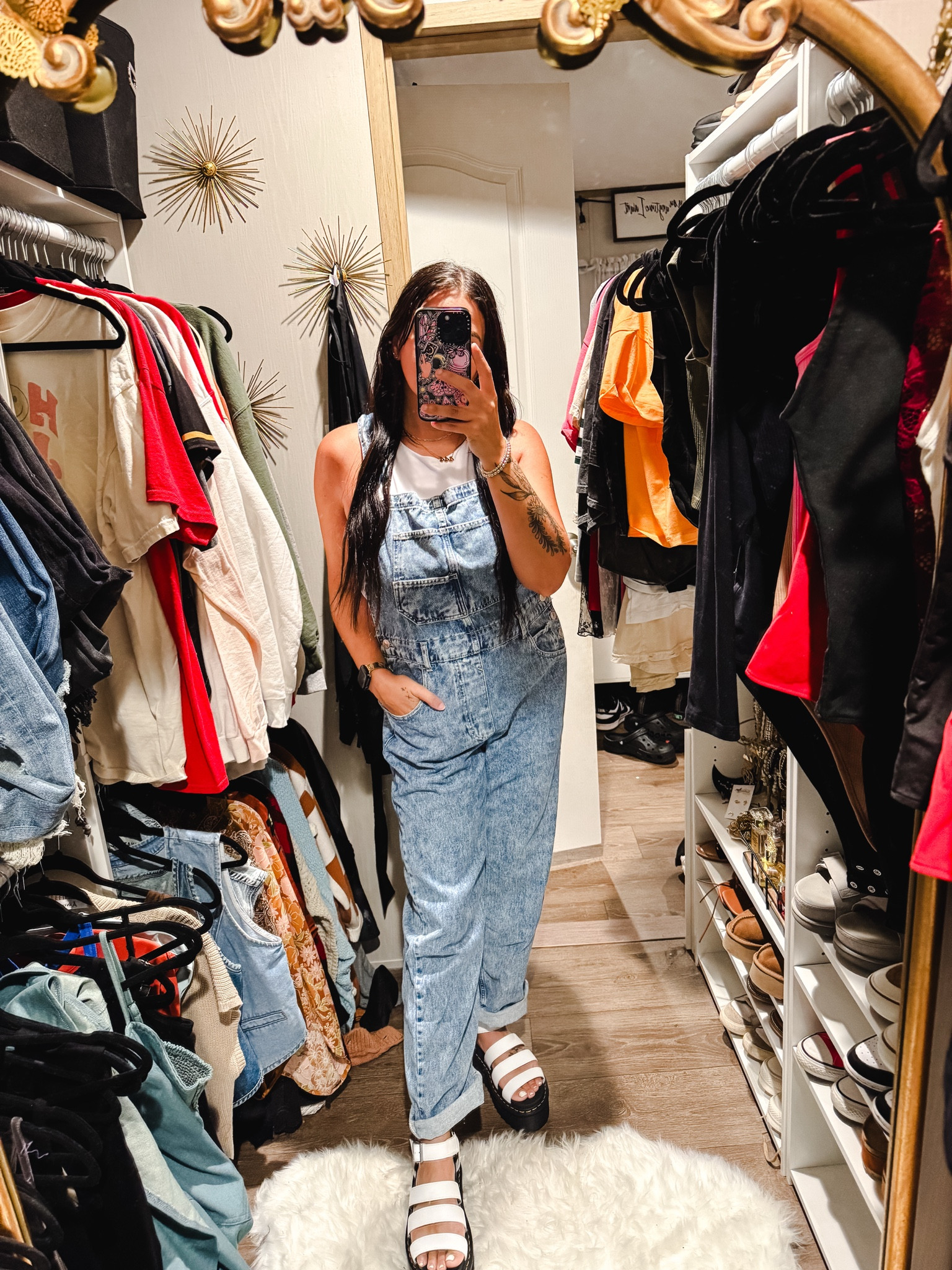 Free People Ziggy overalls are my absolute favorite to wear in all seasons! The jean material is not thick regardless of the more structured fit. Wearing a size M and they fit very true to size.

#LTKBacktoSchool #LTKMidsize #LTKStyleTip