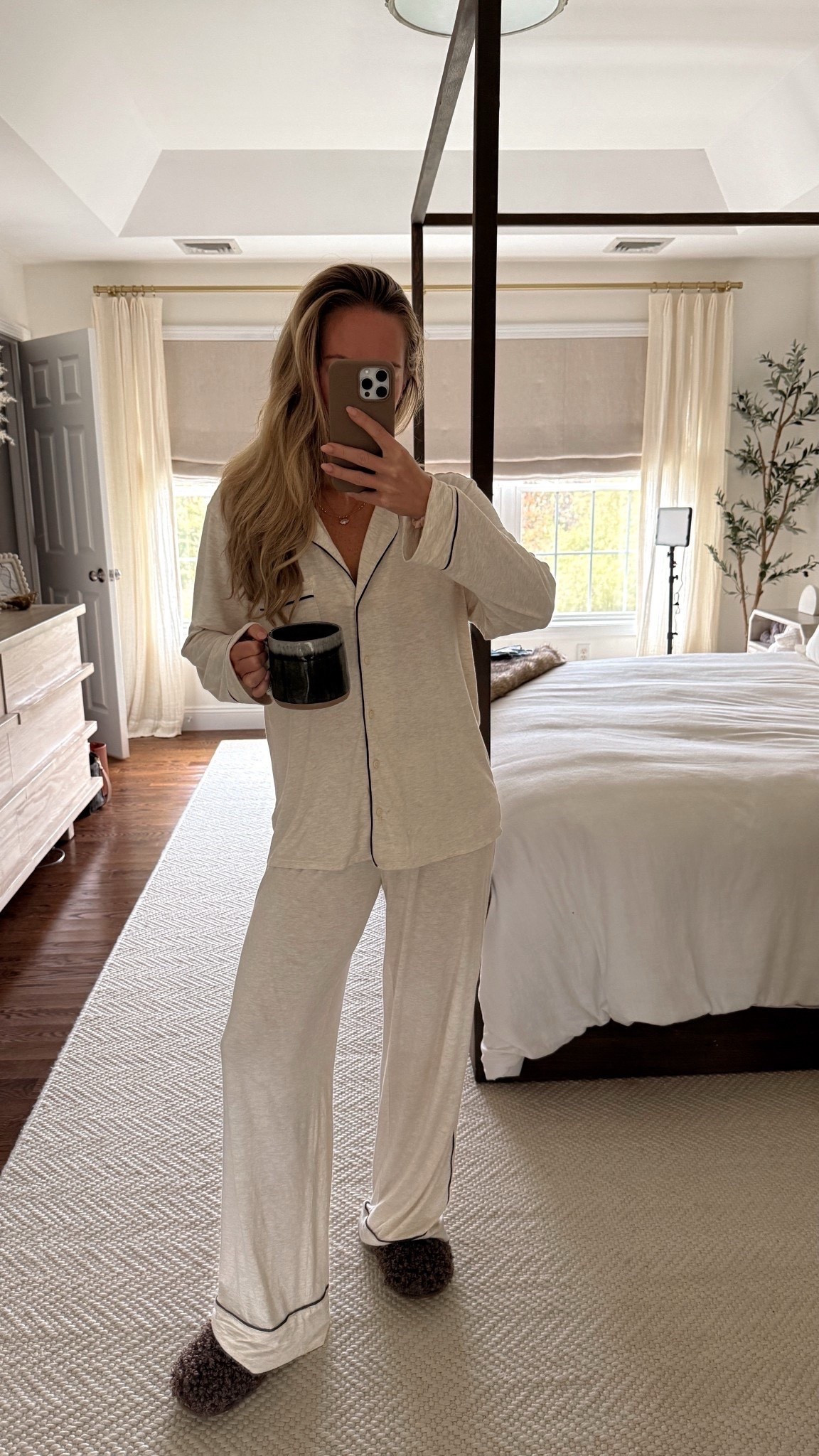 Softest pajamas from Aerie 🤍 Come in 8 other colors! Wearing a size small for reference. 

#LTKStyleTip #LTKShoeCrush #LTKSeasonal