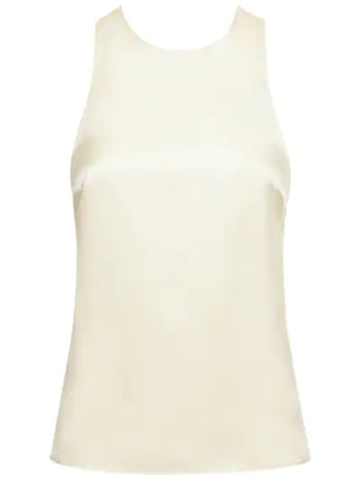 Loulou Studio - Estor silk satin tank top - Ivory | Luisaviaroma | Luisaviaroma