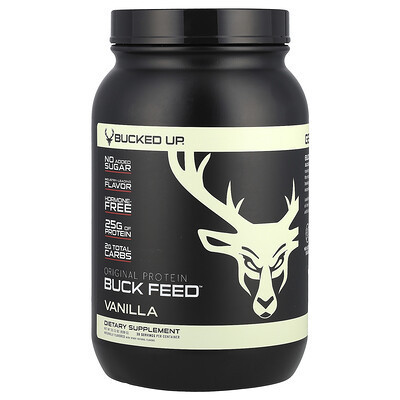 Bucked Up, Buck Feed™, Original Protein, Vanilla, 33.12 oz (939 g) | iHerb