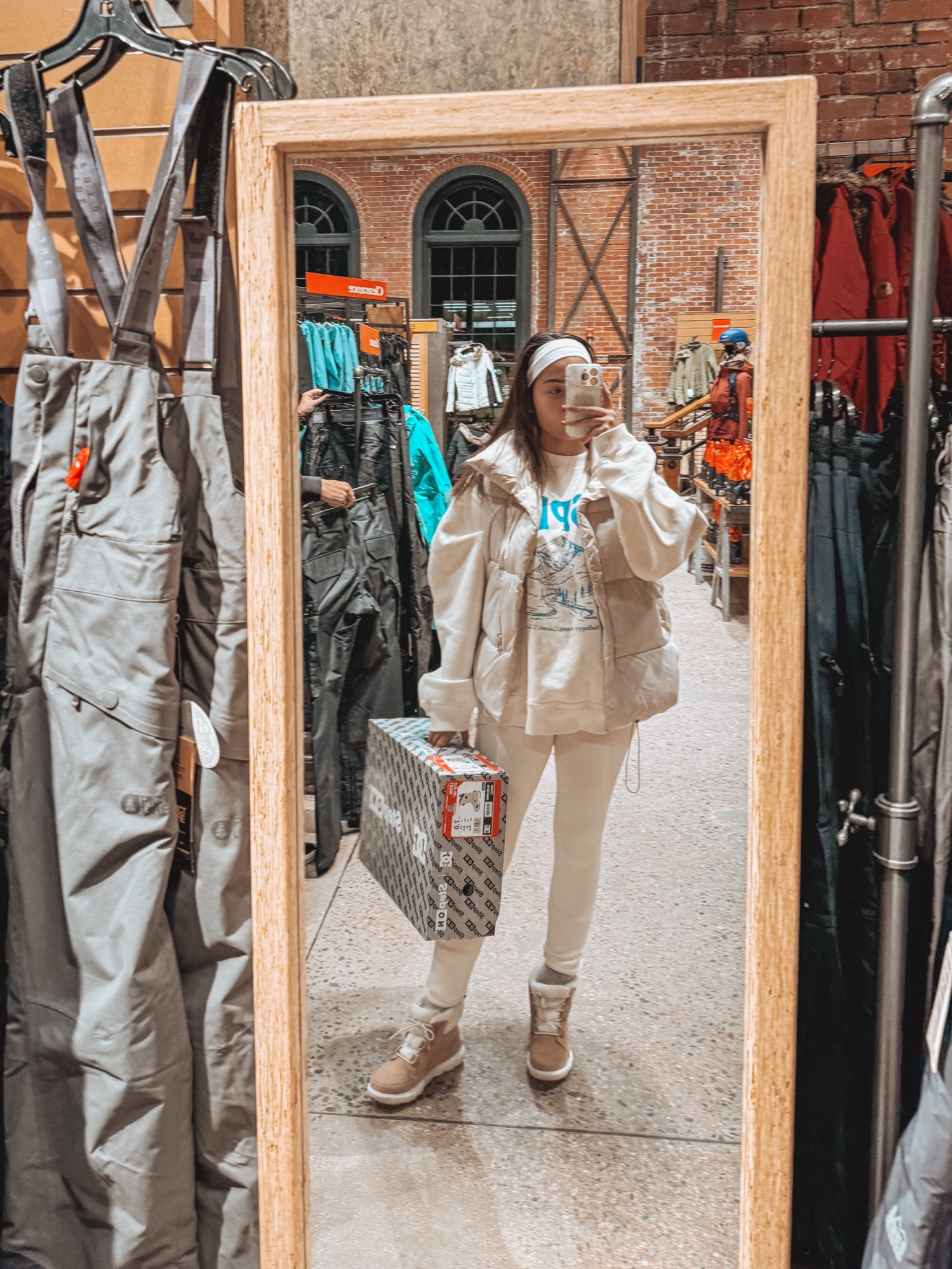 Winter casual outfit | puffer vest outfit | winter travel outfit finds | sorel winter boots | winter sneakers | neutral winter outfitt

#LTKstyletip #LTKfindsunder50 #LTKSeasonal