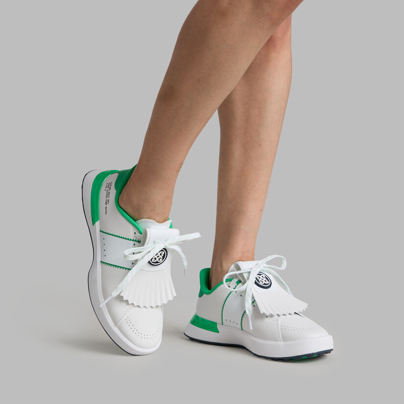 WOMEN'S LTD RELEASE G.112 SADDLE STRIPE KILTIE GOLF SHOE | WOMEN'S GOLF SHOES | G/FORE | G/FORE | G-Fore