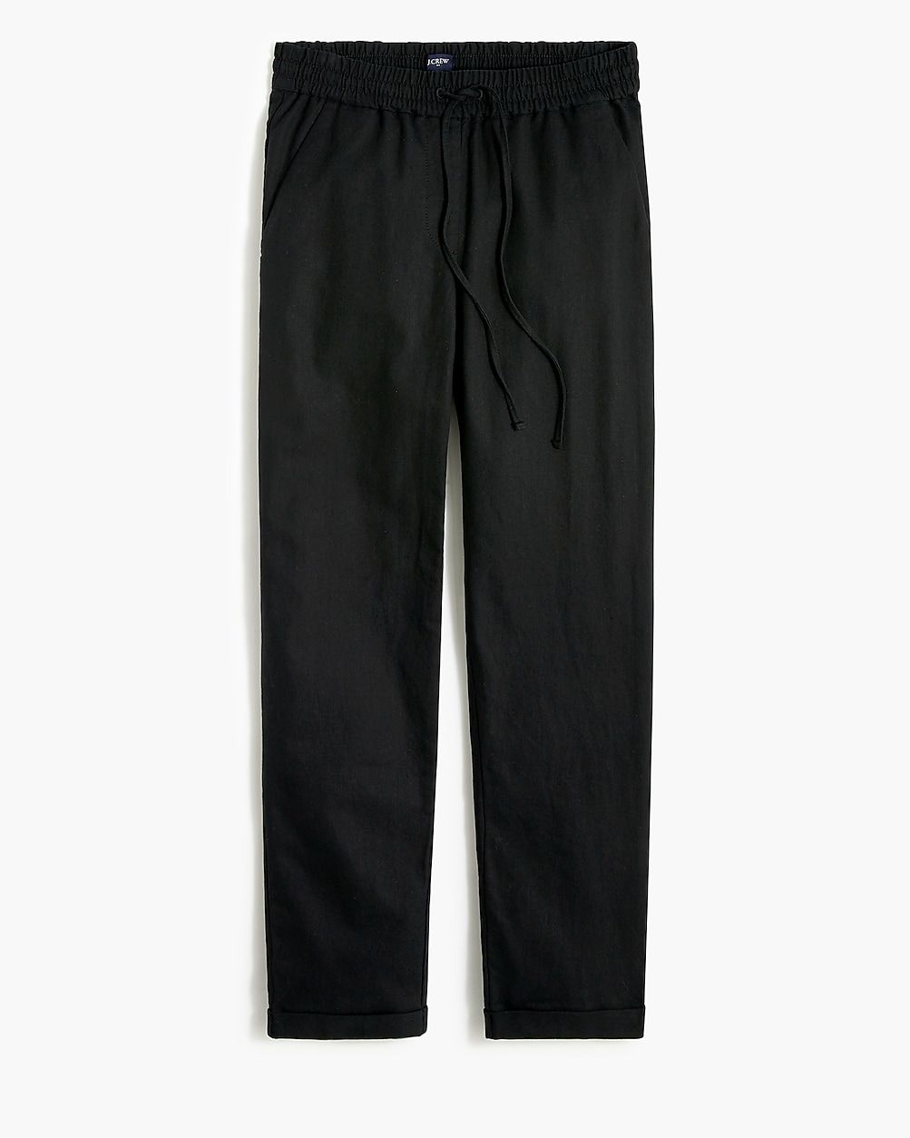 Linen-cotton blend drawstring pant | J.Crew Factory