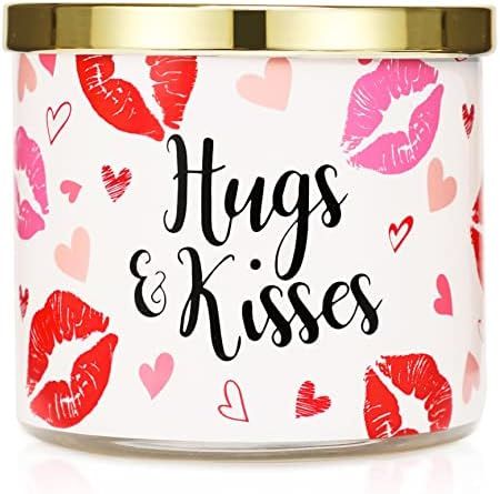 Valentine’s Day Candle, Rose Scented Candle, Large 3 Wicks, 14 oz | Amazon (US)