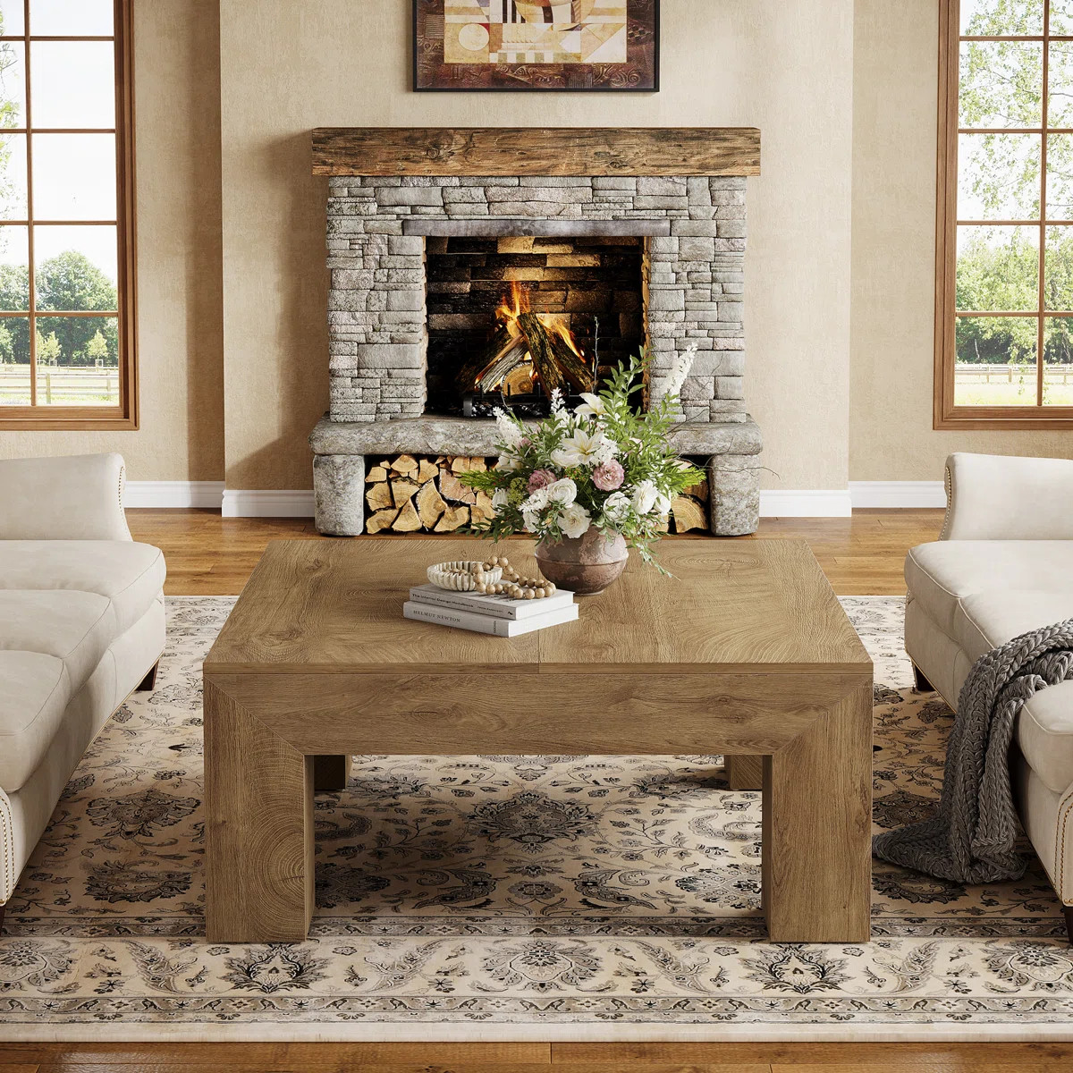 39.4" Square Coffee Table | Wayfair North America