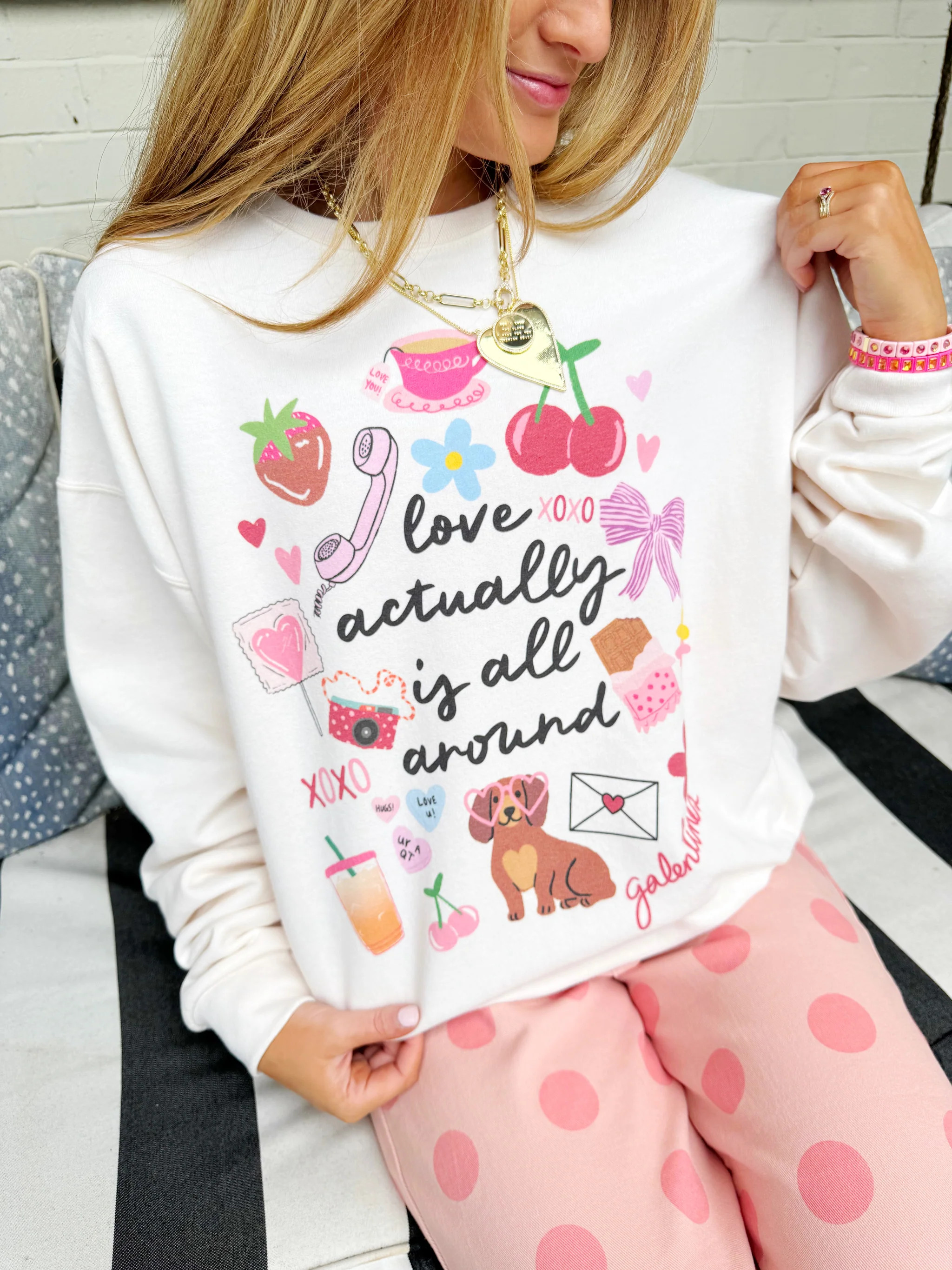 Love Actually Is All Around Youth & Adult Sweatshirt | Poppy & Pine