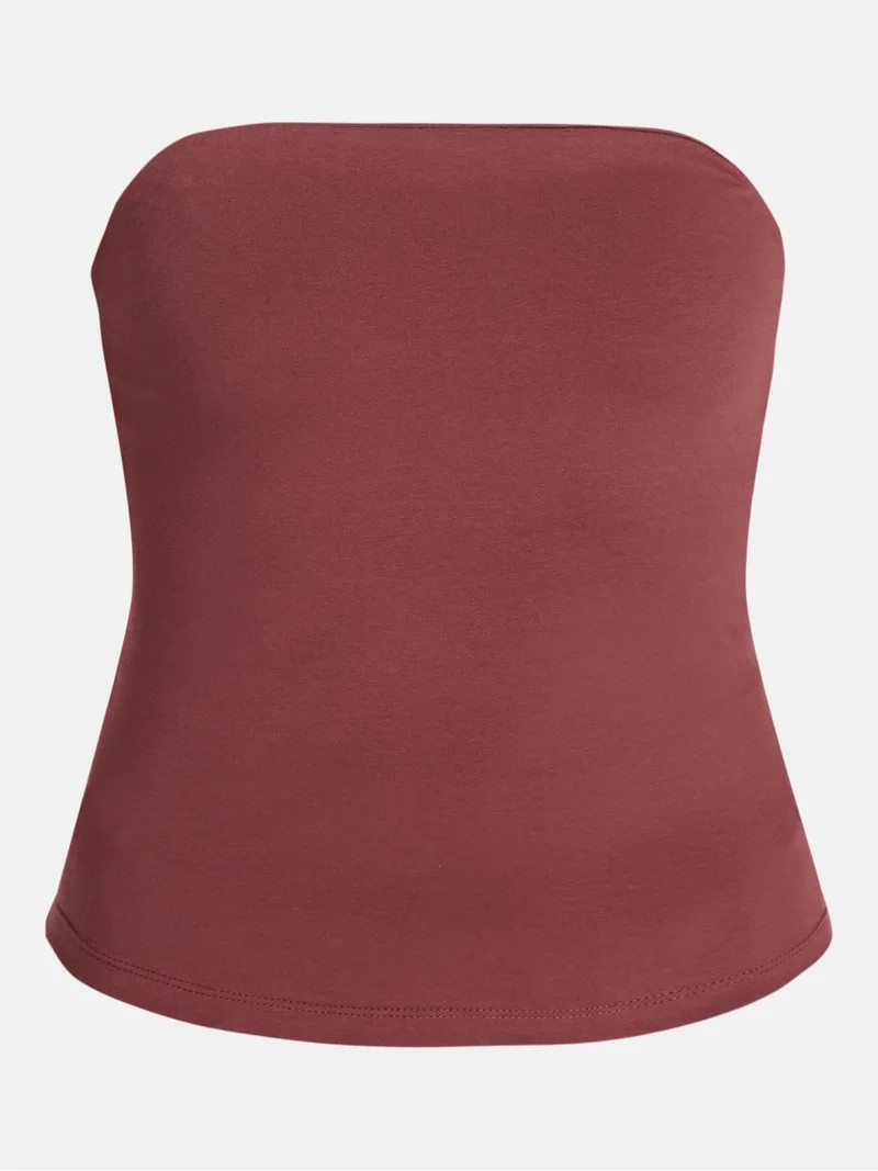 Athletic Works Women's Cotton-Blend Tube Top, Sizes XS-XXXL | Walmart (US)