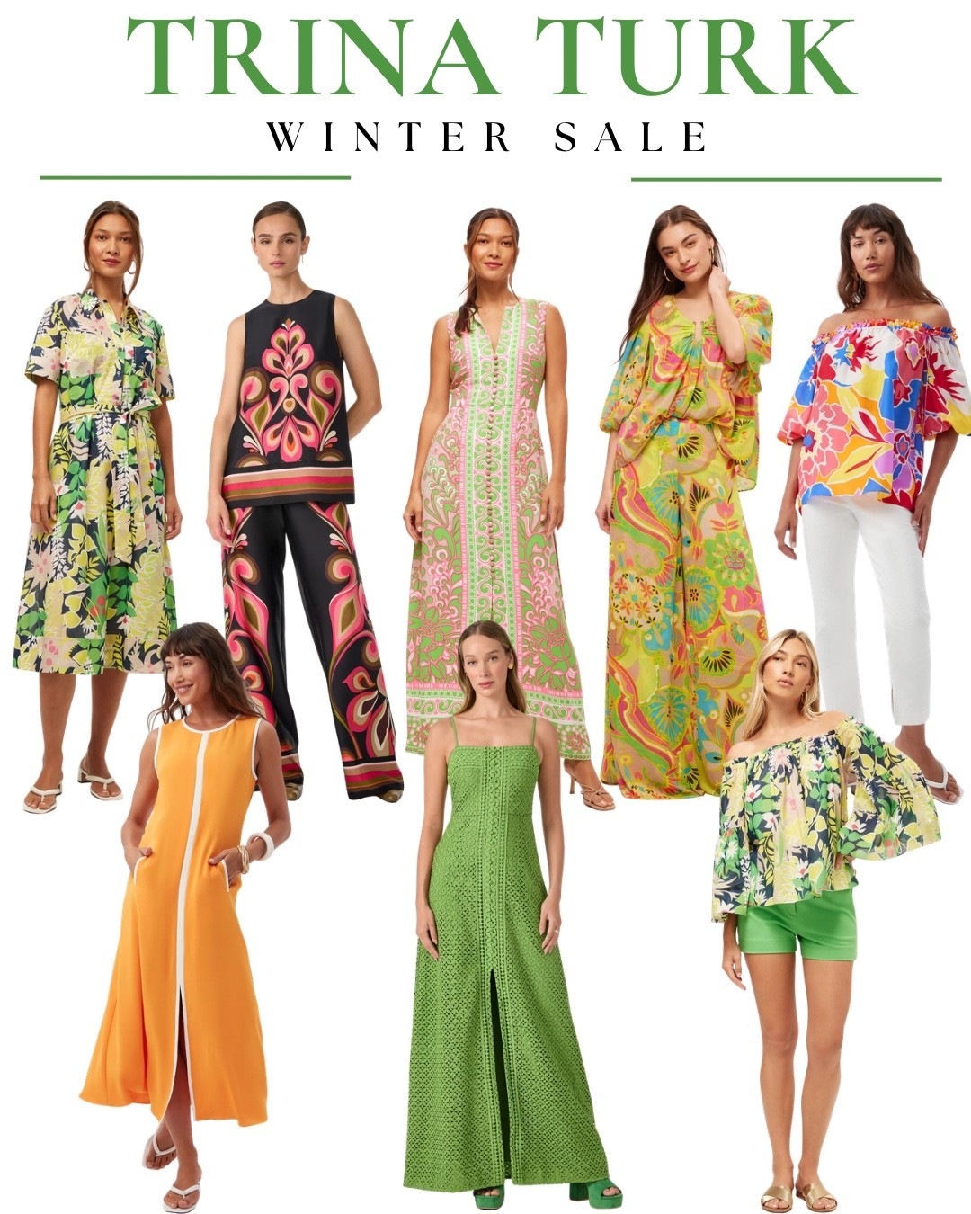 Bold prints, elevated silhouettes, and an extra 25% off — these are my top resort picks from the Trina Turk winter sale.

#trinaturk #wintersale

#LTKmomlife #LTKSaleAlert #LTKSeasonal