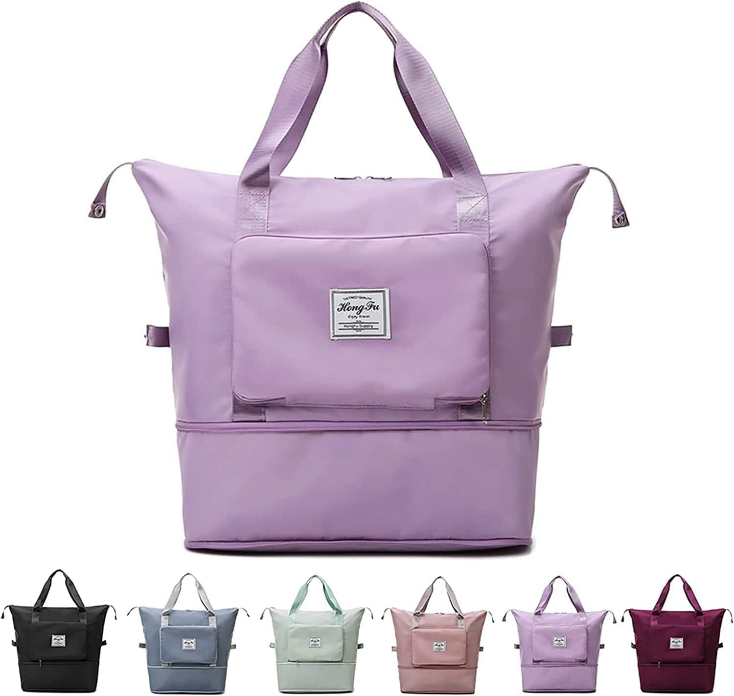 GDSAFS Large Capacity Folding Travel Bag, Foldable Travel Duffel Bag, Portable Travel Lightweight Wa | Amazon (US)