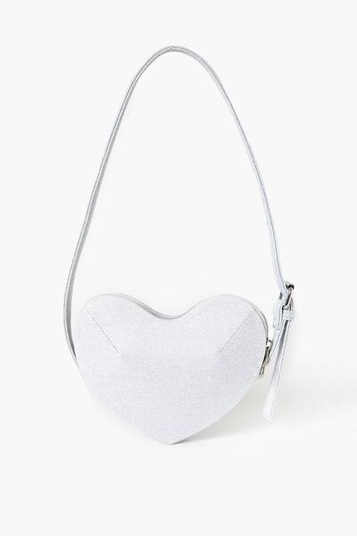 Rhinestone Heart Shoulder Bag | Forever 21 (US)