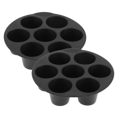 Unique Bargains Silicone Cupcake Pan for Air Fryer Oven Instant Pot 2 Pcs | Target