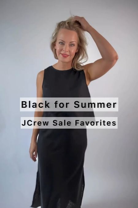 You CAN wear black in summer and linen is the way to do it comfortably. I’m loving these best-selling separates and really loving that they’re on MAJOR sale! You can mix and match these with everything in your wardrobe. Easy. Everything I’m wearing is true to size! 

#LTKVideo #LTKSaleAlert #LTKSeasonal