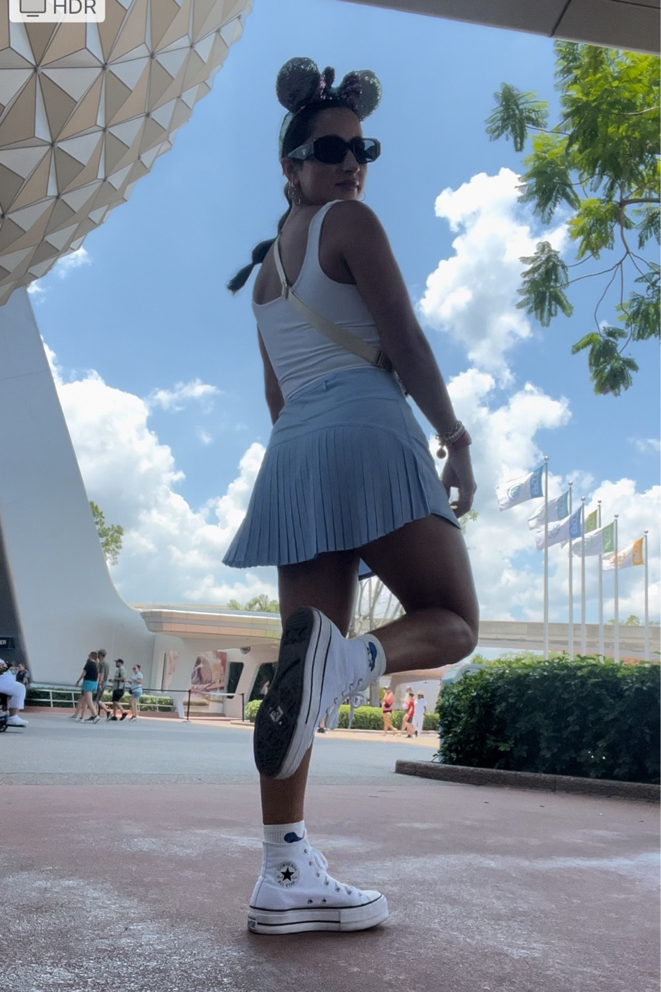 Disney outfit Epcot. Top medium skirt small #disneyoutfit #vacationstyle #disneystyle 

#LTKtravel #LTKstyletip #LTKSeasonal