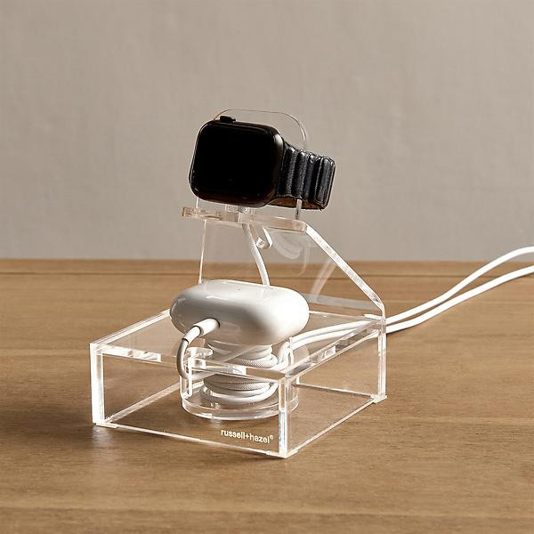 Russell Hazel Bloc Collection Acrylic Watch & Earbud Stand | The Container Store