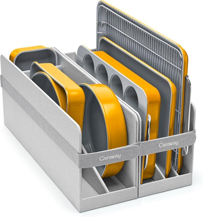 Caraway Nonstick Ceramic Bakeware Set (11 Pieces) - Baking Sheets, Assorted Baking Pans, Cooling ... | Amazon (US)