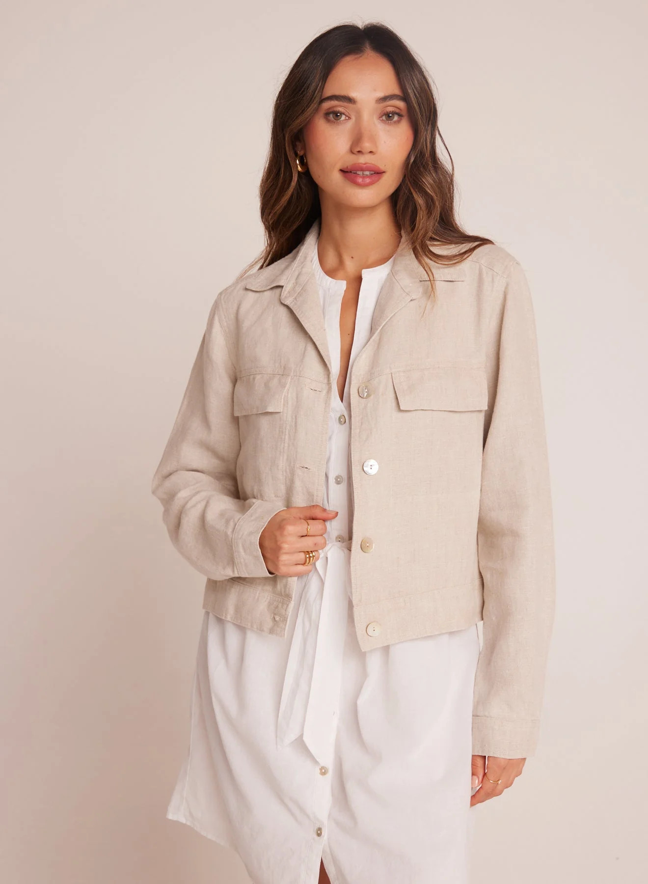 FLAP POCKET SHIRT JACKET LNSND - Bella Dahl | Bella Dahl